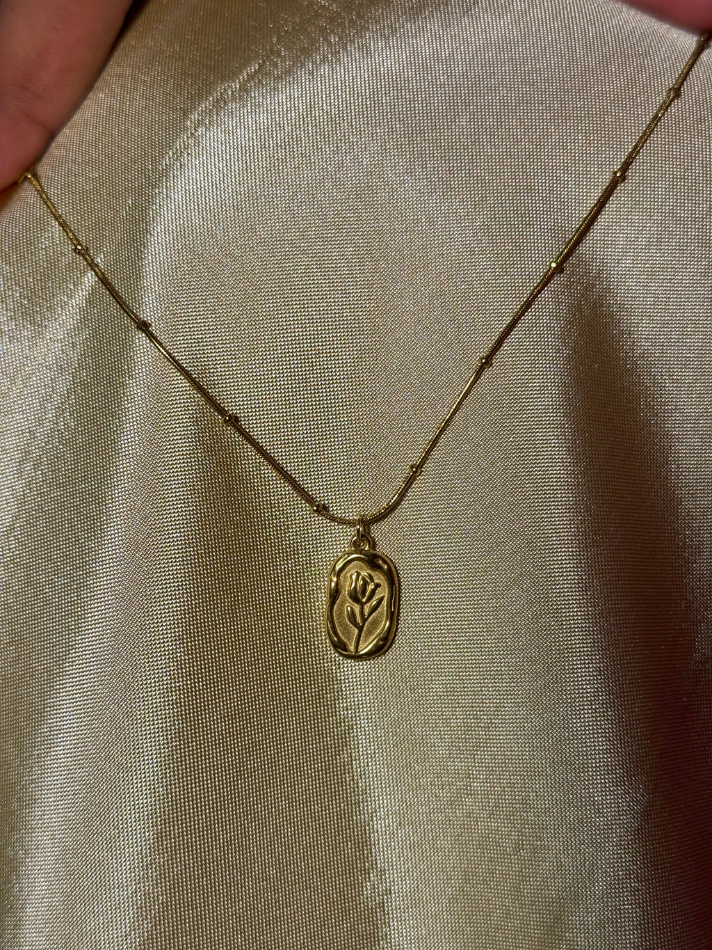 Golden Bosette Necklace