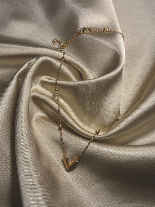Golden V Grace Pendant