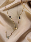 Wbn01-Flutter &amp; Shine Lariat- Stainless Necklace